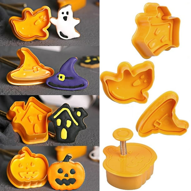 Fondant cupcake Halloween Pattern Embosser Stamp Cookie Cutter Baking *NEW*